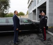 Президент Азербайджана принял участие в открытии военного госпиталя МНБ (ФОТО)