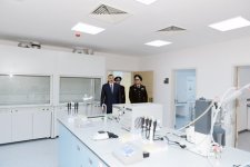 Президент Азербайджана принял участие в открытии военного госпиталя МНБ (ФОТО)