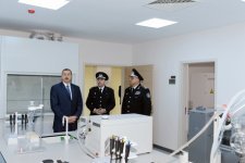Президент Азербайджана принял участие в открытии военного госпиталя МНБ (ФОТО)