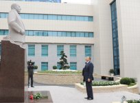 Президент Азербайджана принял участие в открытии военного госпиталя МНБ (ФОТО)