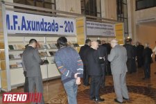 В Аздраме состоялся торжественный вечер, посвященный 200-летию Мирзы Фатали Ахундзаде (фотосессия)