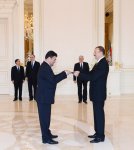Президент Азербайджана принял верительные грамоты послов ряда стран (версия 2)