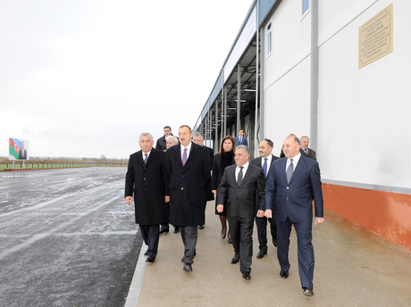 Президент Ильхам Алиев открыл Физулинский холодильно-складской комплекс (ФОТО)