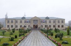 Президент Азербайджана принял участие в открытии средней школы в городе Горадиз (ФОТО)