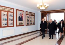 Президент Азербайджана принял участие в открытии средней школы в городе Горадиз (ФОТО)