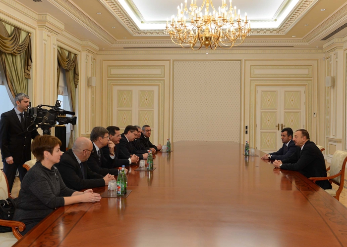 Президент Азербайджана принял губернатора Астраханской области