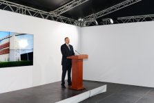 Президент Азербайджана принял участие в открытии заводов по сортировке и сжиганию твердых бытовых отходов (версия 2) (ФОТО)