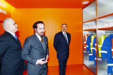 Президент Азербайджана принял участие в открытии заводов по сортировке и сжиганию твердых бытовых отходов (версия 2) (ФОТО)
