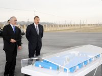 Президент Азербайджана принял участие в закладке фундамента Балаханинского промышленного парка (ФОТО)