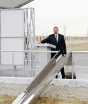 Президент Азербайджана принял участие в закладке фундамента Балаханинского промышленного парка (ФОТО)