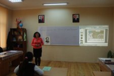 В Баку прошел интерактивный урок по произведению М.Ю.Лермонтова