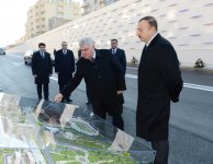 Президент Азербайджана принял участие в открытии подземного автомобильного туннеля (ФОТО)