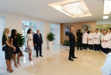 Президент Азербайджана и его супруга приняли участие в открытии Республиканской нейрохирургической больницы после капитальной реконструкции (ФОТО)
