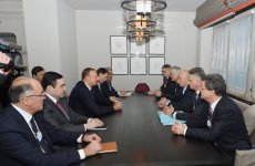 В Давосе состоялась встреча президентов Азербайджана и Швейцарии (ФОТО)