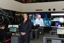 Президент Азербайджана и его супруга наблюдали за процессом запуска на орбиту спутника Azerspace-1 (ФОТО)