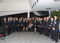 Президент Азербайджана и его супруга наблюдали за процессом запуска на орбиту спутника Azerspace-1 (ФОТО)