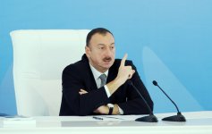 Под председательством Президента Азербайджана прошла конференция в рамках Госпрограммы развития регионов (версия 2) (ФОТО)