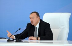 Под председательством Президента Азербайджана прошла конференция в рамках Госпрограммы развития регионов (версия 2) (ФОТО)