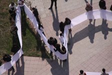 В Баку прошла креативная акция "Неделя лейкемии" (видео-фото)