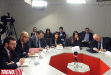 Агентство Trend организовало круглый стол, посвященный роли Азербайджана в мире и регионе (ФОТО)