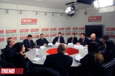 Агентство Trend организовало круглый стол, посвященный роли Азербайджана в мире и регионе (ФОТО)
