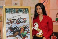 В Товузе прошла выставка-конкурс "Ходжалы глазами детей" (фото)