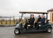 Президент Ильхам Алиев принял участие в открытии первой очереди строящегося в Габалинском районе стрелкового клуба (ФОТО)