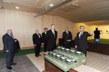 Президент Ильхам Алиев принял участие в открытии первой очереди строящегося в Габалинском районе стрелкового клуба (ФОТО)