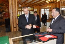 Президент Ильхам Алиев принял участие в открытии первой очереди строящегося в Габалинском районе стрелкового клуба (ФОТО)