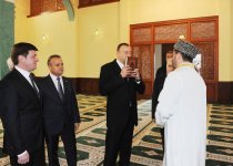 Президент Азербайджана принял участие в открытии новой мечети в городе Габала (ФОТО)