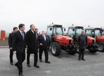 Президент Азербайджана принял участие в открытии завода по переработке винограда в Габале (ФОТО)