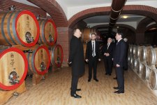 Президент Азербайджана принял участие в открытии завода по переработке винограда в Габале (ФОТО)
