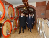 Президент Азербайджана принял участие в открытии завода по переработке винограда в Габале (ФОТО)