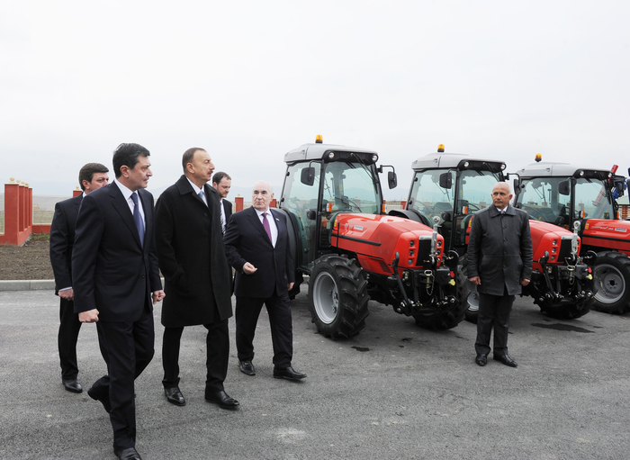 Президент Азербайджана принял участие в открытии завода по переработке винограда в Габале (ФОТО)