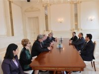 Президент Азербайджана принял делегацию во главе со вторым президентом Национального совета Австрии