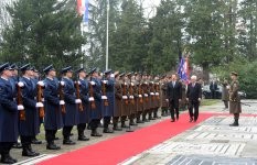 В Хорватии состоялась церемония официальной встречи Президента Азербайджана (ФОТО)