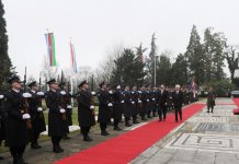 В Хорватии состоялась церемония официальной встречи Президента Азербайджана (ФОТО)