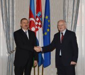 Президент Азербайджана встретился с председателем парламента Хорватии (ФОТО)