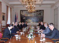 Президент Азербайджана встретился с председателем парламента Хорватии (ФОТО)
