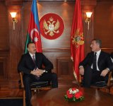 Президент Азербайджана встретился с премьер-министром Черногории
