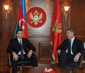 Президент Азербайджана встретился с премьер-министром Черногории