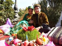 Телеведущие Lider TV  в азербайджанских национальных костюмах (фотосессия)