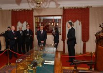 Президент Азербайджана посетил Дворец короля Николы в городе Цетинье (ФОТО)
