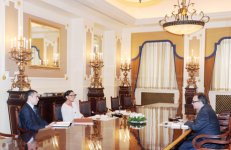 Первая леди Азербайджана провела встречи с послами ряда стран (версия 2) (ФОТО)