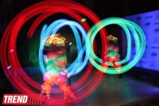 В Баку состоялось неоновое шоу "Эйфория" московской группы FIRE MAGIC SHOW (фотосессия)