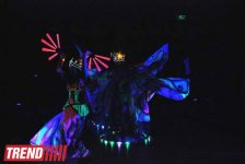 В Баку состоялось неоновое шоу "Эйфория" московской группы FIRE MAGIC SHOW (фотосессия)