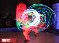 В Баку состоялось неоновое шоу "Эйфория" московской группы FIRE MAGIC SHOW (фотосессия)