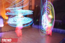 В Баку состоялось неоновое шоу "Эйфория" московской группы FIRE MAGIC SHOW (фотосессия)