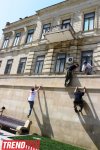 Знаменитый паркурист из Великобритании Райан Дойл дал мастер-класс в Баку (фотосессия)