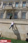 Знаменитый паркурист из Великобритании Райан Дойл дал мастер-класс в Баку (фотосессия)
